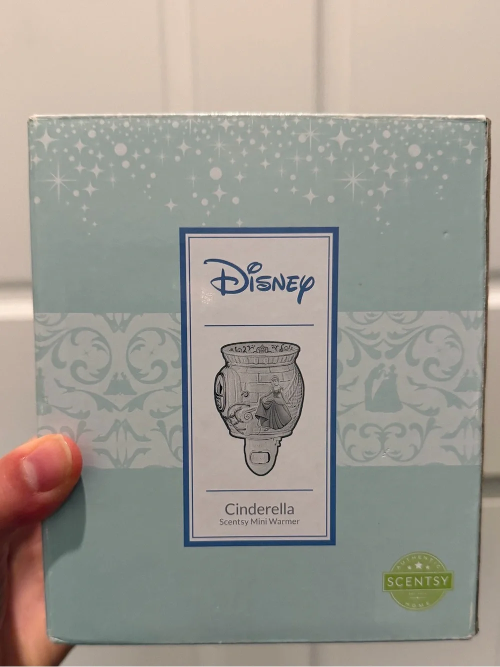 Disney Cinderella Carriage Scentsy Mini Warmer - blue